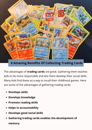 6 Amazing Benefits Of Collecting Trading Cards