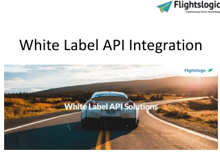 White Label API Integration
