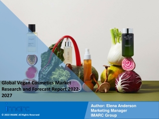Vegan Cosmetics Market PDF: Report, Share, Size, Trends, Forecast by 2027