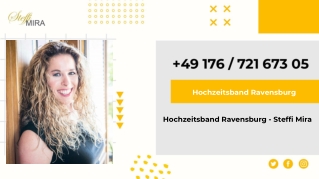 Hochzeitsband Ravensburg - Steffi Mira