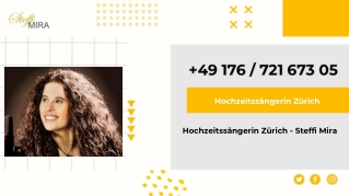Hochzeitssängerin Zürich - Steffi Mira