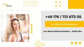 Live Band Weihnachtsfeier - Steffi Mira