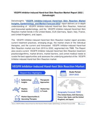 VEGFR Inhibitor-induced Hand-foot Skin Reaction Market