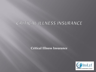 Critical Illness Insurance