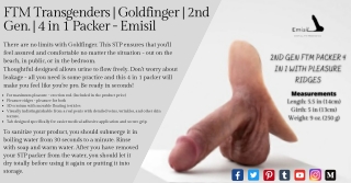 FTM Transgenders | Goldfinger | 2nd Gen. | 4 in 1 Packer - Emisil