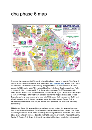 dha phase 6 map