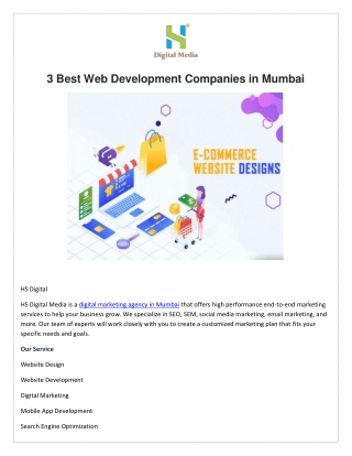 3 Best Web Development Companies in Mumbai