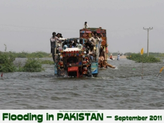 2011 PAKISTAN flood - september 2011