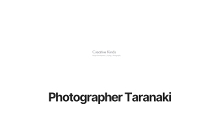 photographer Taranaki