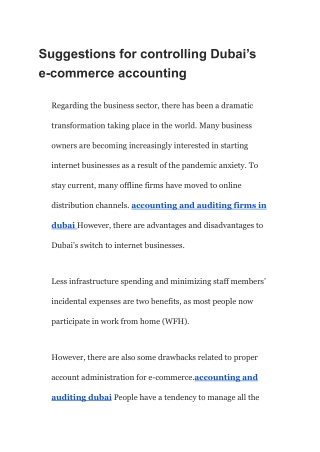 BETTER ACCOUNTING FOR BETTER BUSINESS