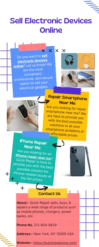 Sell Electronic Devices Online