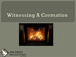 Witnessing A Cremation