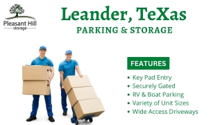 Best Self Storage Units in Leander, TX - Pleasant Hill Storage