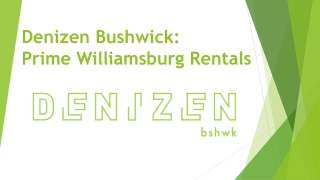 Luxury Apartments for Rent in Brooklyn - Denizen Bushwick