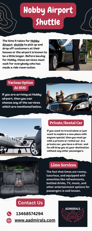 Hobby Airport Shuttle | Transportation | AAdmirals