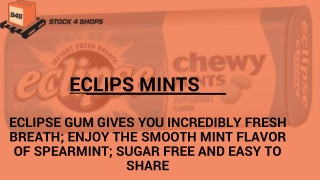 Delicious Eclipse Mints For Your Customers | Best Prices At Bulk Orders | Stock4