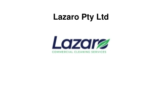 Lazaro Groundskeeping Services Hobart