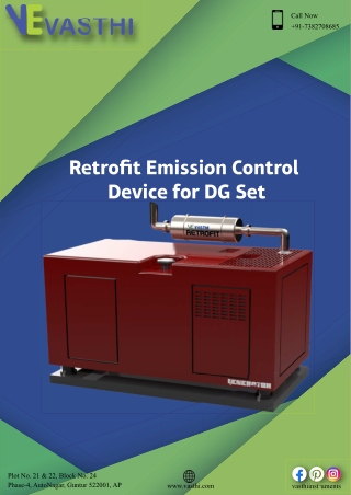 Retrofit Emission Control Device for DG Set