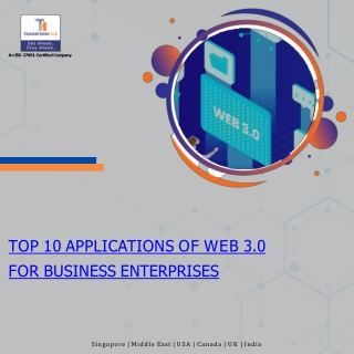 Top 10 applications of Web 3.0 for business enterprises