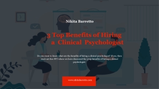 3 Top Benefits of Hiring a Clinical Psychologist