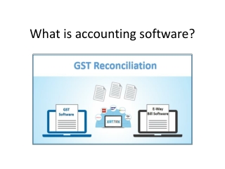 What is accounting software