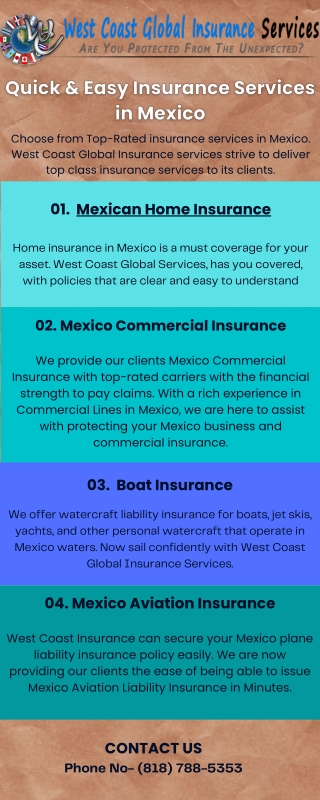 Quick & Easy Insurance Services in Mexico
