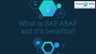 SAP ABAP Online Training Courses in Noida