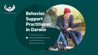 Behavior Support Practitioner in Darwin