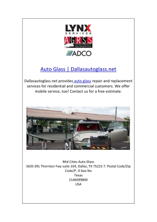 Auto Glass | Dallasautoglass.net