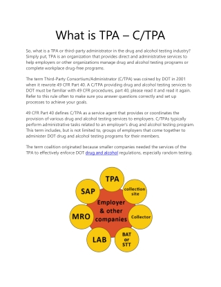 What is TPA – C/TPA?