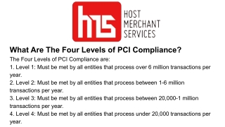 What-are-the-four-levels-of-pci-compliance_