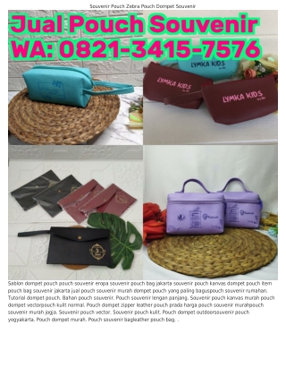 Ô8ᒿl–ᣮㄐl5–ᜪ5ᜪᏮ (WA) Pouch Dompet Zipper Contoh Souvenir Pouch