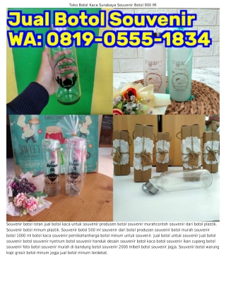 Ô8Iᑫ_Ô555_I8౩Ꮞ (WA) Souvenir Tumbler Jogja Jual Souvenir Botol Air