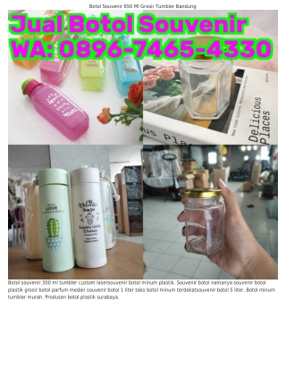 ౦8ᑫᏮ·74Ꮾ5·4ЗЗ౦ (WA) Souvenir Pernikahan Botol Minum Plastik Souvenir Botol 700 M
