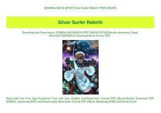 [DOWNLOAD IN @PDF] Silver Surfer Rebirth FREE EBOOK