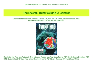 [READ PDF] EPUB The Swamp Thing Volume 2 Conduit PDF