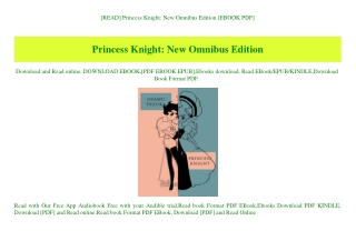 [READ] Princess Knight New Omnibus Edition [EBOOK PDF]