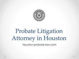 Probate Litigation Attorney in Houston - Houston-probate-law.com