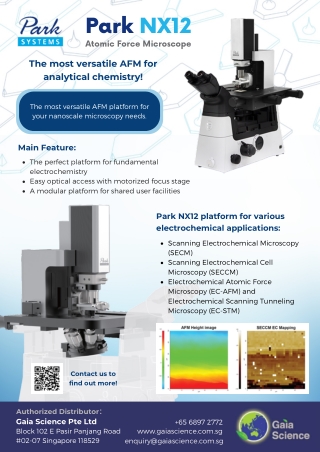 Park NX12 Atomic Force Microscope