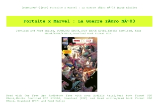 [DOWNLOAD^^][PDF] Fortnite x Marvel  La Guerre zÃƒÂ©ro NÃ‚Â°03 (Epub Kindle)