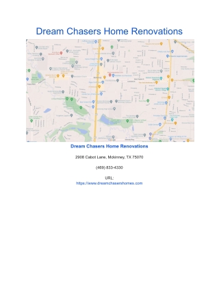 Dream Chasers Home Renovations