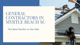 General Contractors in Myrtle Beach SC