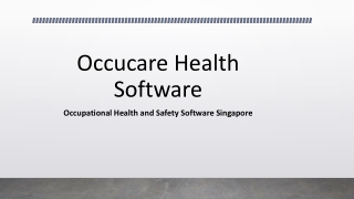 Occupational Health and Safety Software Singapore