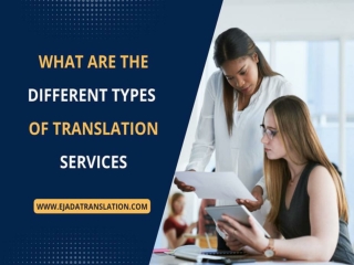 What Are The Different Types Of Translation Services