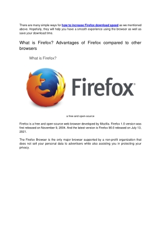 How to increase Firefox download speed: 2  PROVEN tips you must know