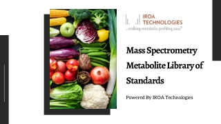 About Mass Spectrometry Metabolite | IROA Technologies