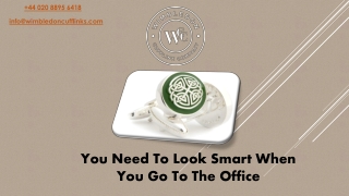You Need To Look Smart When You Go To The Office