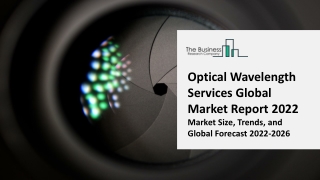 Optical Wavelength Services Market 2022 | Insights, Analysis, And Forecast 2031
