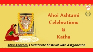 Ahoi Ashtami  Celebrate Festival with Askganesha