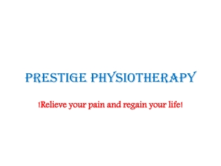Prestige Physiotherapy